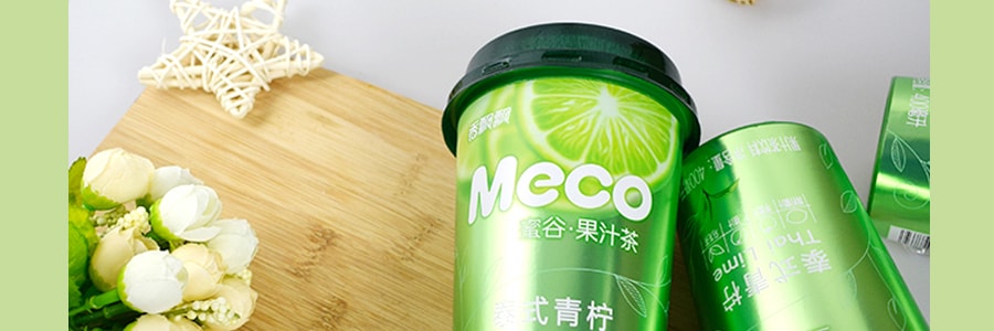 【赠品】香飘飘 MECO 蜜谷果汁茶 泰式青柠味 400ml
