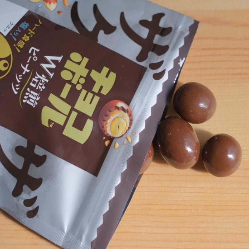 日本 MORINAGA 森永 脆花生夾心巧克力球 48g
