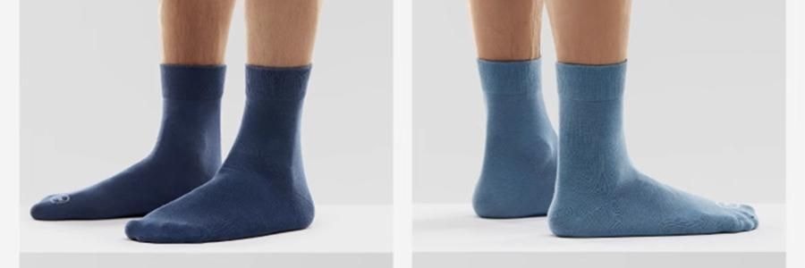 BANANAIN蕉内 301S短筒袜男士运动短袜 无骨棉袜防滑防臭纯色袜子 5双装 均码