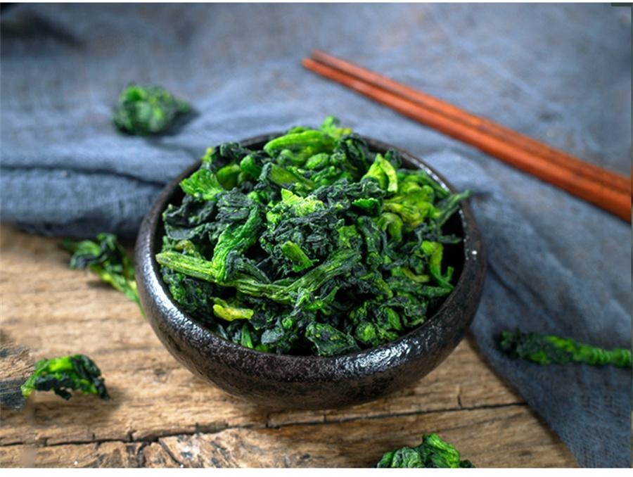 【中國直郵】 谷本道元 萬年青菜乾 脫水蔬菜乾嫩菜心油菜乾菜類食材免煮蔬菜乾100g/袋