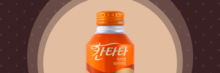 韩国LOTTE乐天 焦糖玛奇朵混合咖啡 275ml