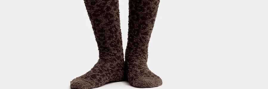 野兽派 Hello Kitty × tbh 毛绒堆堆袜 两双套装 可可豹纹/树莓粉