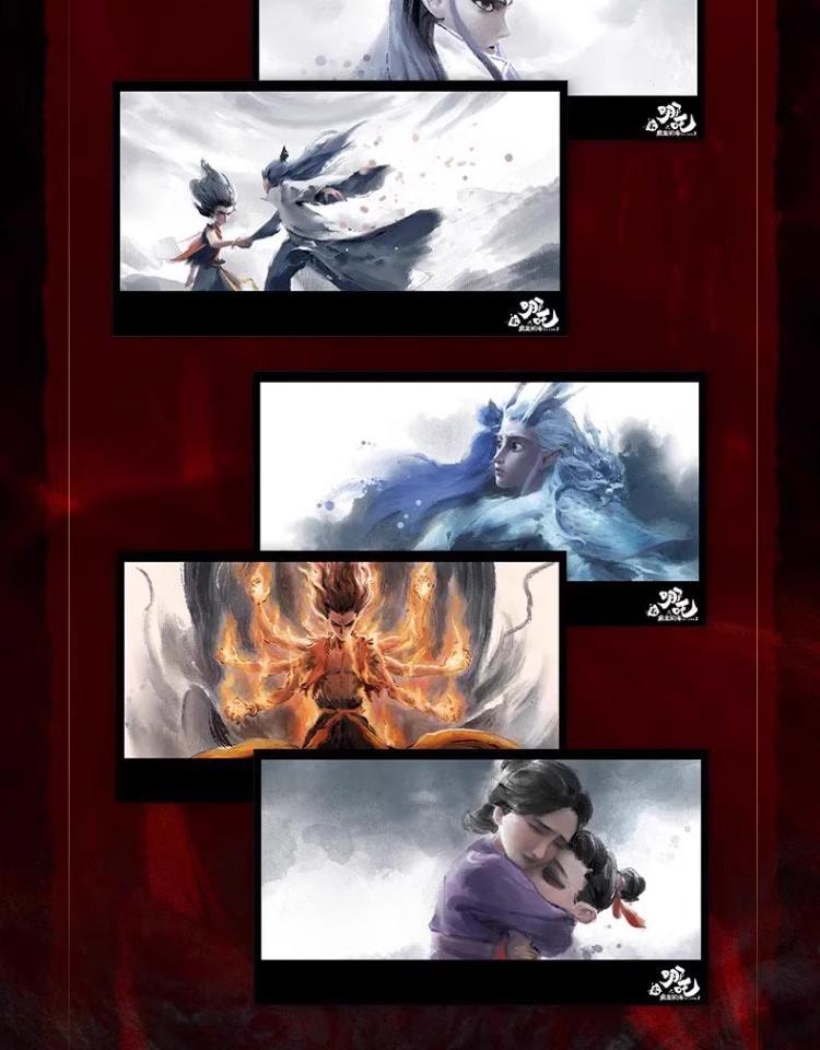 【中国直邮】 万比邻精选 哪吒之魔童闹海艺术设定集 【电影官方正版授权】主创团队5年以来不为人知的资料 哪吒之魔童降世【稀缺现货】