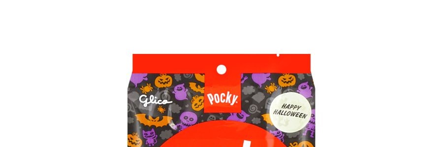 【萬聖節限定款】日本GLICO格力高 Pocky百奇 巧克力奶油塗層餅乾棒 家庭裝 9包入 117g