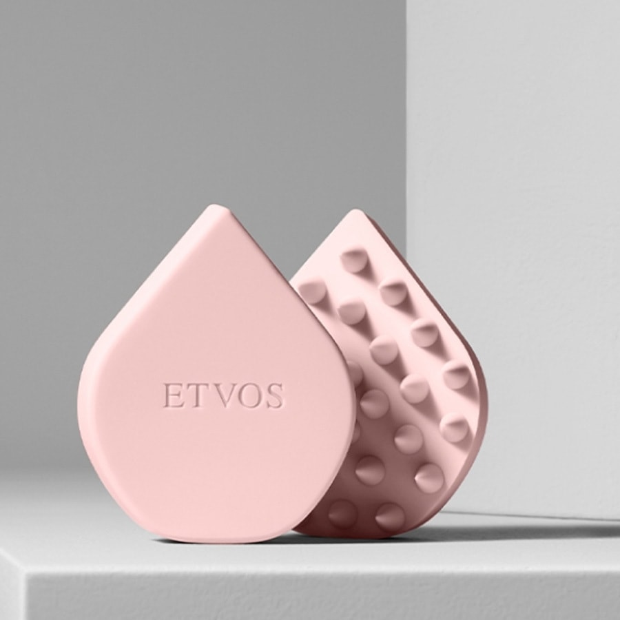 【日本直郵】ETVOS頭皮按摩梳 水滴輕巧軟齒梳 促進血液循環 清潔護理疏通 1把 粉紅色 cosme大賞受賞
