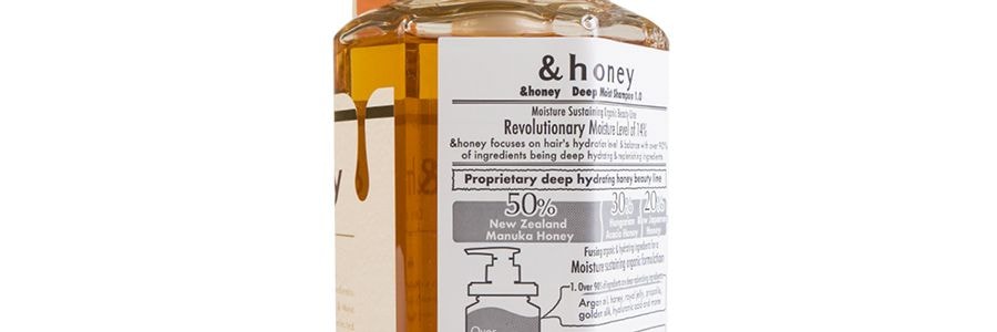 日本&HONEY安蒂花子 水感豐盈滋養洗髮精 440ml 蜂蜜保濕無矽油洗髮精 @COSME大賞第一位