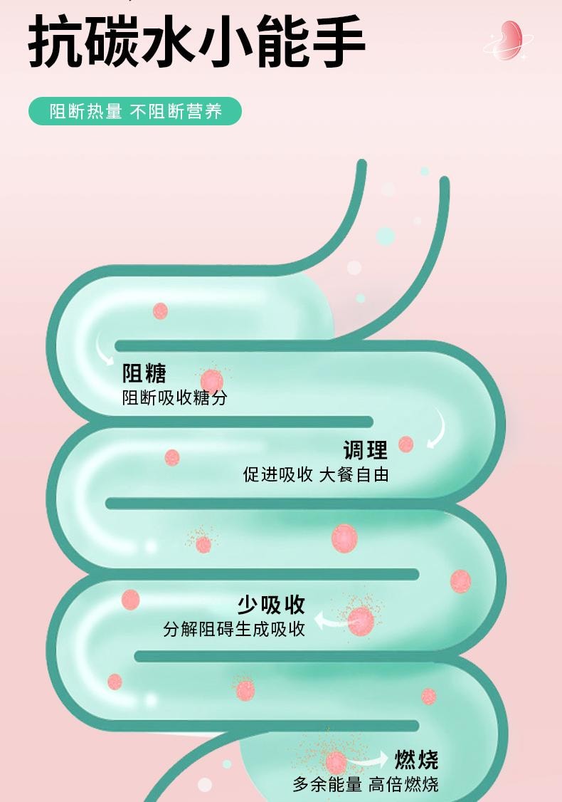  北京同仁堂 白芸豆益生元咀嚼片30片 阻断压片糖果膳食纤维大餐碳水脂肪救星