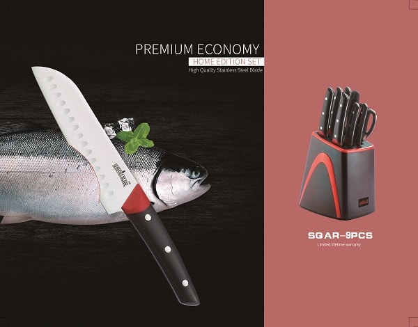 Home Edition: Premium Economy 9pc Knife Block Set