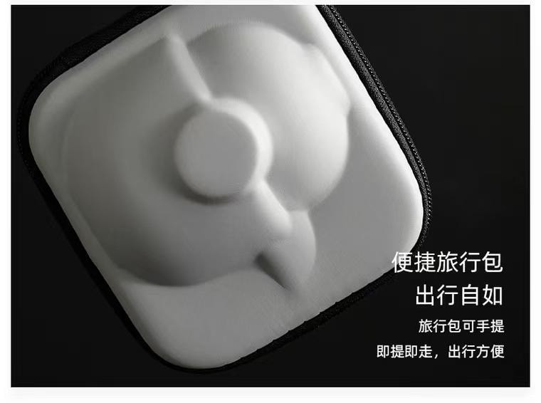 海藍星 汝窯茶壺一壺三杯 釉色之美 溫潤古樸 鷹嘴設計 自帶濾孔 1件