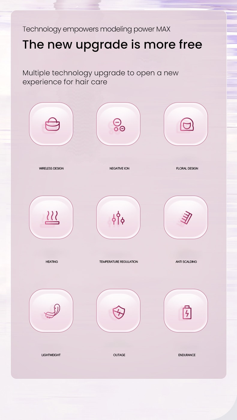 中國 K·SKIN金米 無線直髮梳 負離子護髮 便攜美 兩用髮梳 電梳子 直板夾 防靜電 KD382S 1台