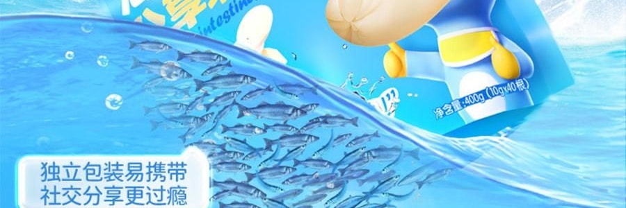 小鹿藍藍 量販裝海洋鱈魚腸 兒童零食 10g×40根