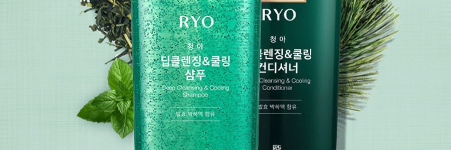 韩国RYO吕 绿色控油祛屑养发护发素 550ml【新版】