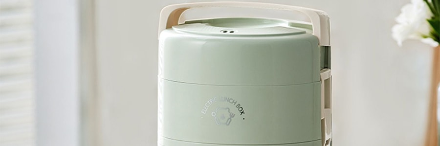 BEAR小熊 電熱便當盒 3層3膽 負壓密封保鮮 加熱保溫便攜便當盒上班族蒸飯神器桶自熱飯盒 DFH-A20Q7 2L