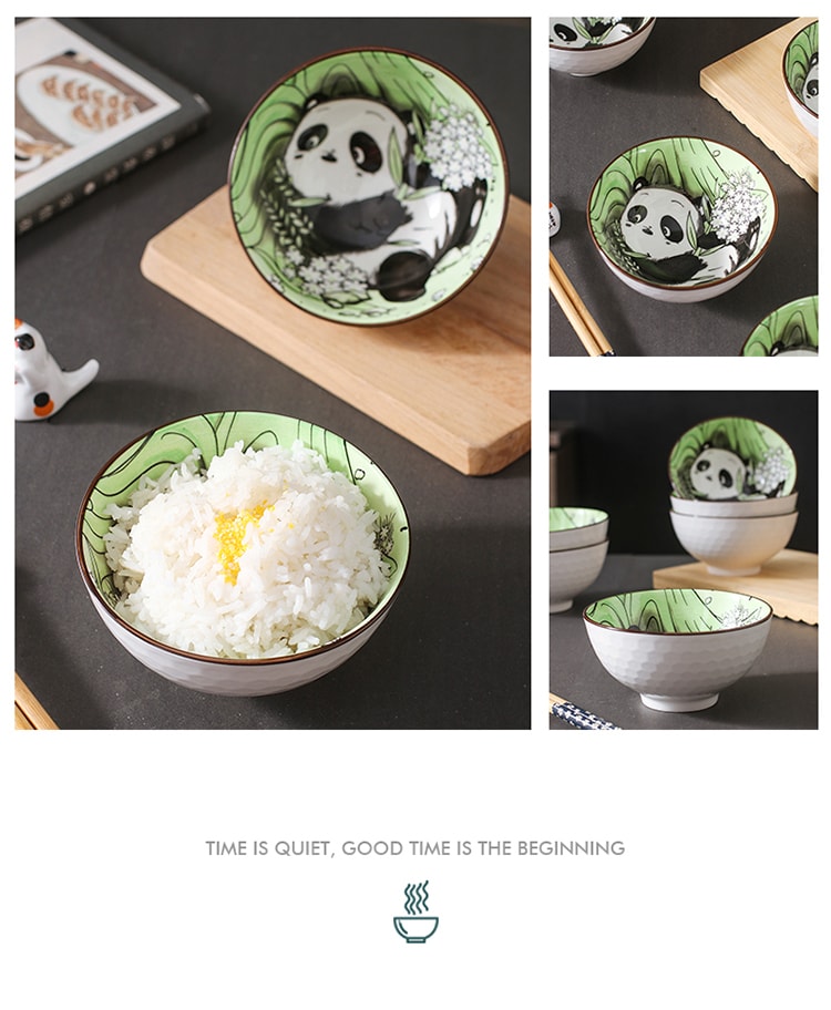 學廚 熊貓碗附筷 雙碗 國寶禮盒裝 新年添碗添福氣 贈兩雙筷子