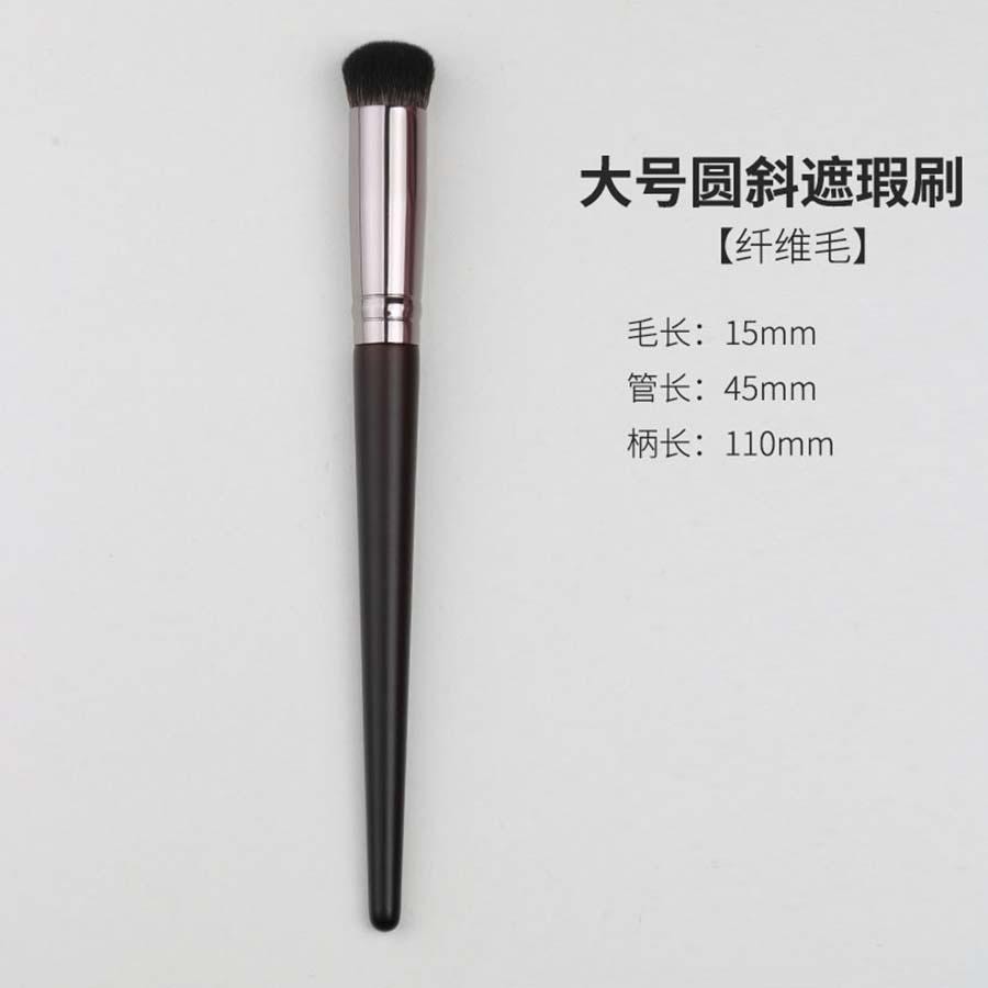 玛莉安 【官方授权旗舰店】羊毛混毛粉底刷+大号圆头遮瑕刷+拇指遮瑕刷 高端动物毛笔刷 蓬松细腻 柔软顺滑 迅速抓粉 晕染自然 粉底刷和遮瑕刷 3支 (限量版)
