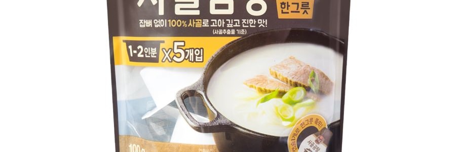 韓國CJ BEKSUL 原汁濃縮牛骨高湯塊 速食牛肉濃湯寶 5枚 100g