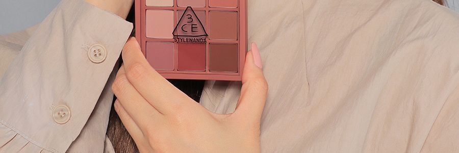 韓國3CE MOOD RECIPE 9色多功能眼影盤 #DRY BOUQUET乾枯玫瑰盤 浪姐同款