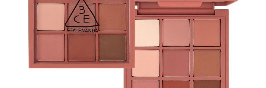 韓國3CE MOOD RECIPE 9色多功能眼影盤 #DRY BOUQUET乾枯玫瑰盤 浪姐同款