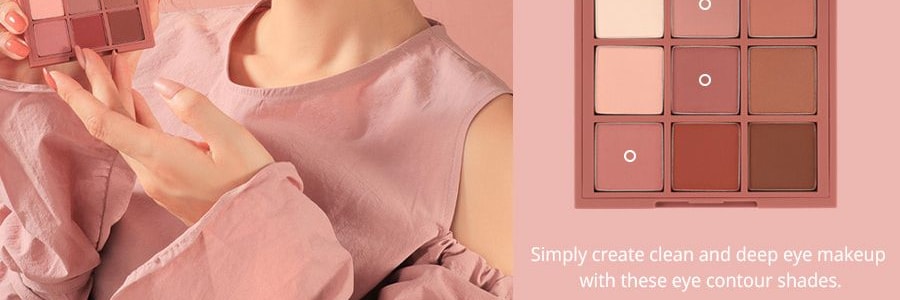 韓國3CE MOOD RECIPE 9色多功能眼影盤 #DRY BOUQUET乾枯玫瑰盤 浪姐同款