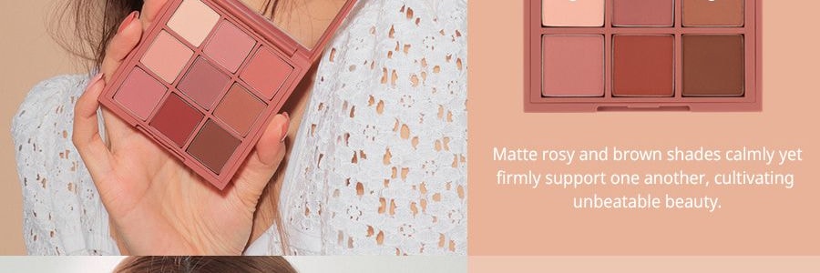 韓國3CE MOOD RECIPE 9色多功能眼影盤 #DRY BOUQUET乾枯玫瑰盤 浪姐同款