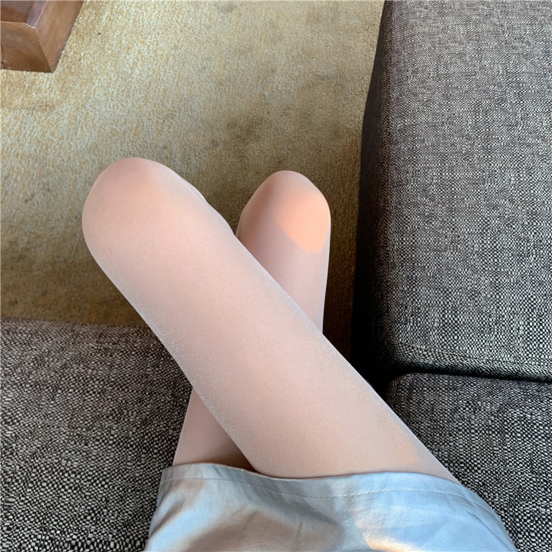 【中國直郵】新品 一線襠薄款絲襪珠光襪 均碼 裸膚色款(3條裝)