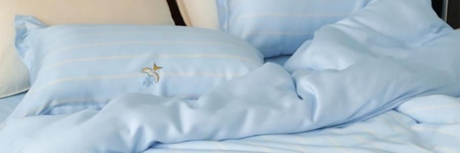 THE BEAST野兽派 都市野兽 黑豹天丝印花床品四件套六尺床单款 220*240cm, 水滴蓝