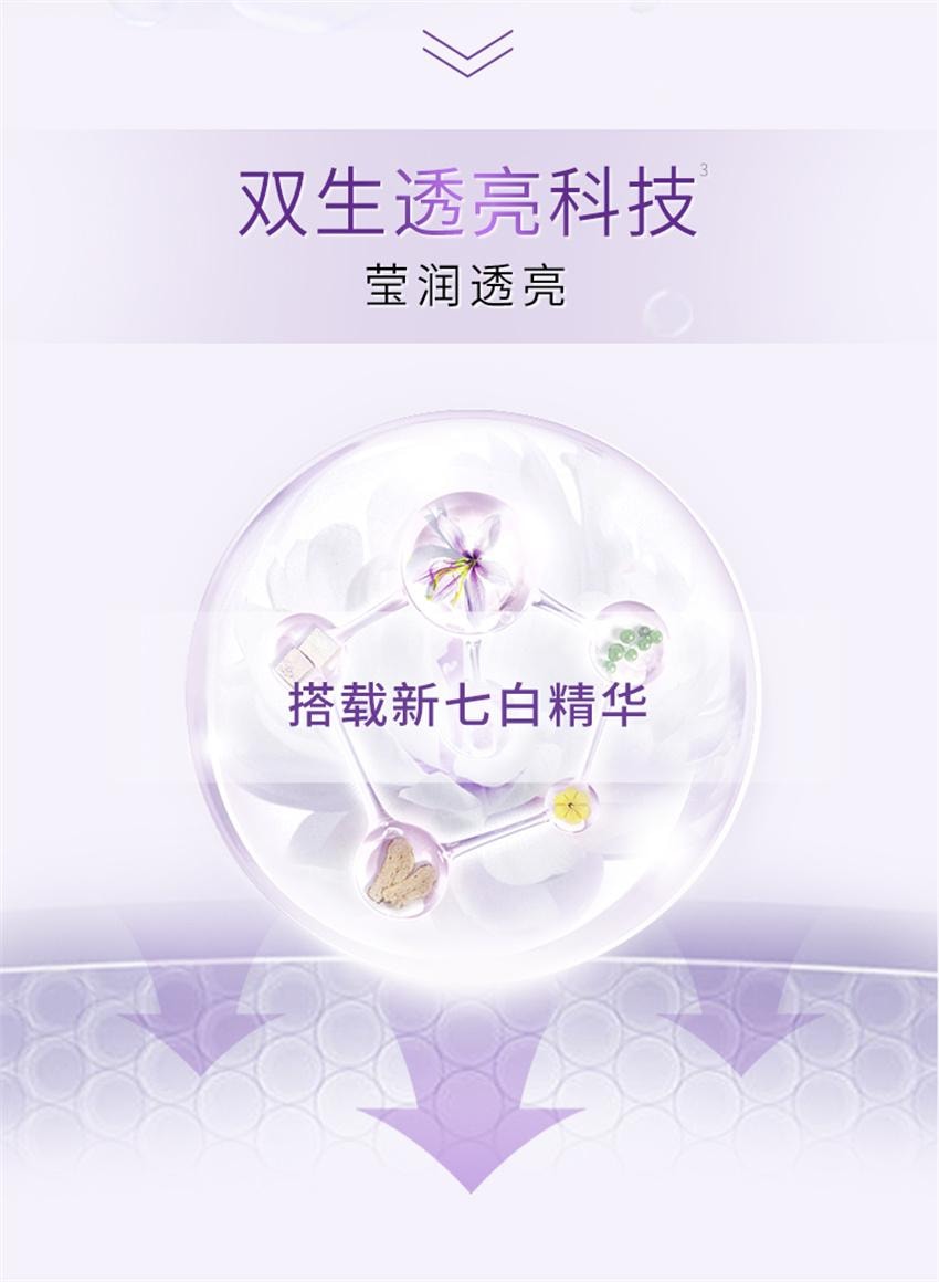 【中国直邮】 HERBORIST佰草集 新七白奶皮面膜 补水 保湿 提亮 玻尿酸烟酰胺 击退暗沉 光感净透 6片/盒