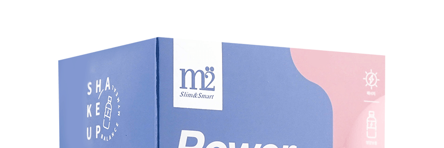 台灣M2 控熱斷糖超能奶昔-草莓優格 早餐超營養低卡代餐 8包入