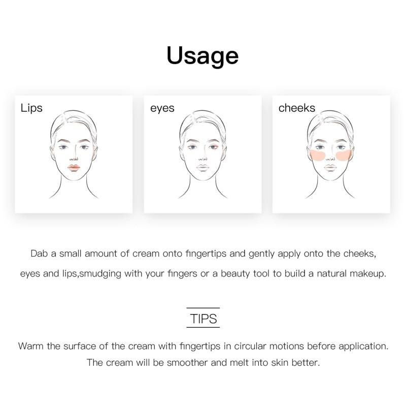 RC HARUKI Multi-Purpose Cream#Kabun 1.5g Blush Eyeshadow