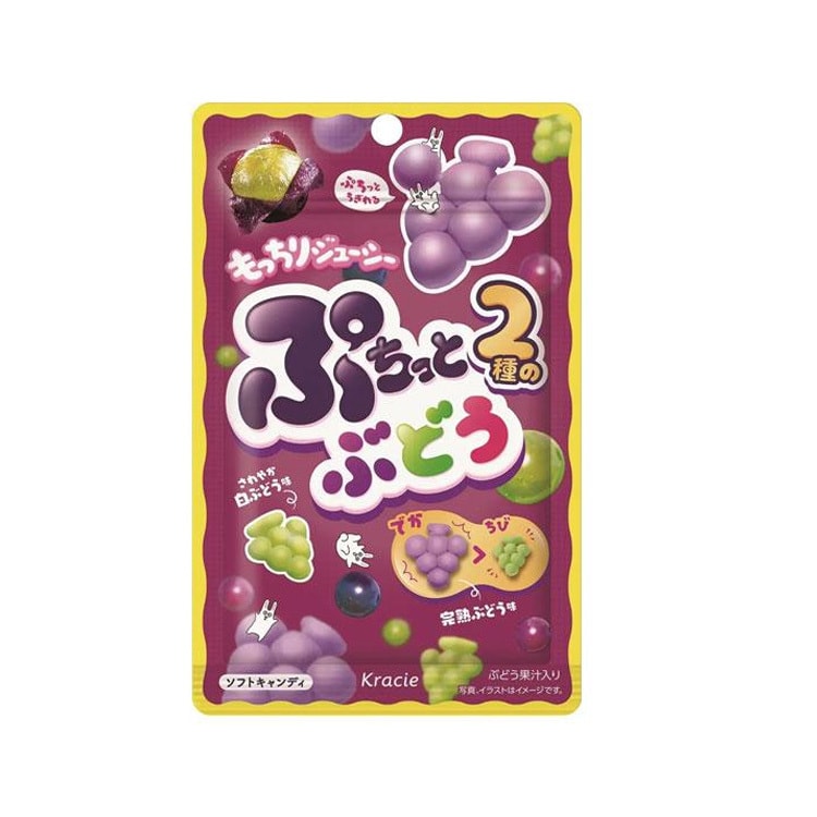 【日本直效郵件】KRACIE肌肉美精 兩種葡萄味覺軟糖 30g