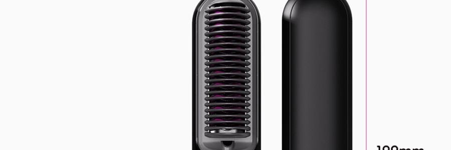 K·SKIN金米 無線直髮梳 負離子不傷發 便攜直髮捲髮兩用 電梳子防靜電直板夾 #紫色 KD382S【張柏芝代言】