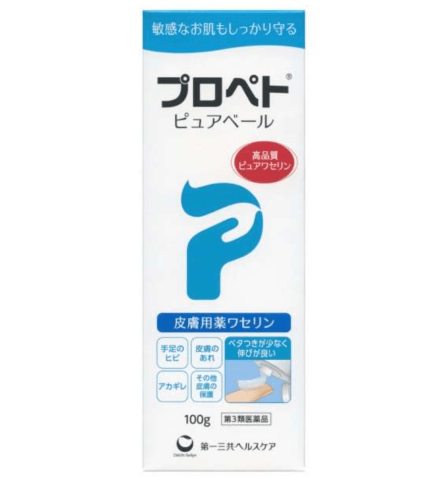【日本直邮】第一三共敏感肌护肤乳霜 凡士林保湿防干燥婴儿老人可用100g