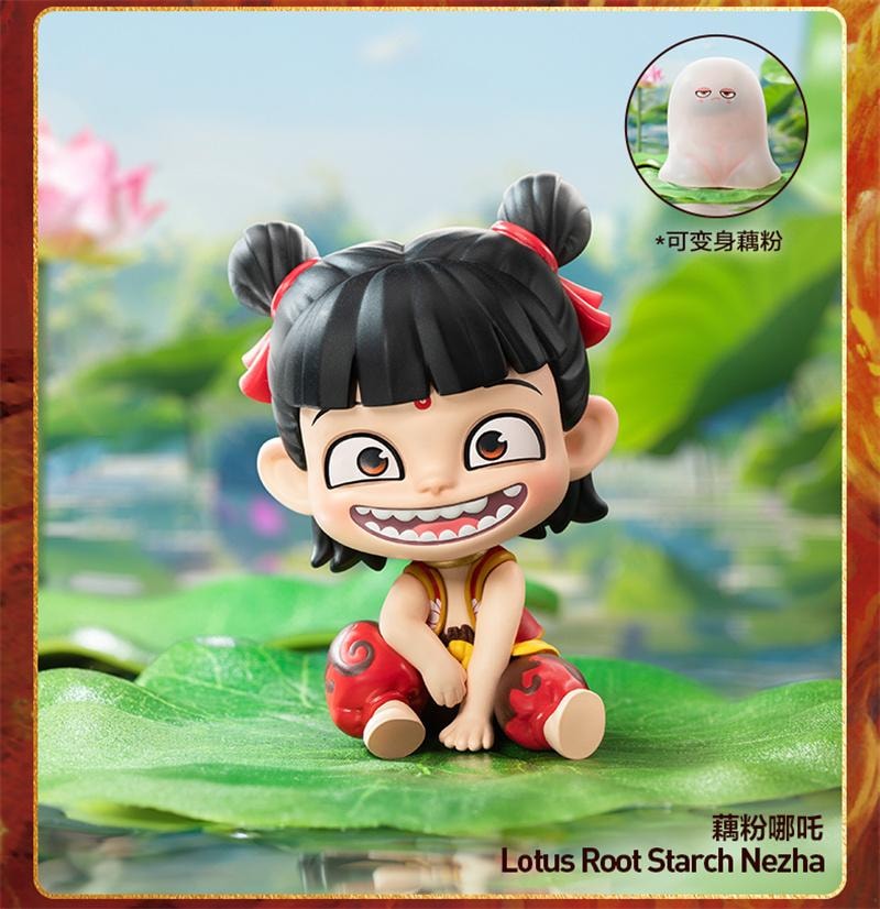 中国直邮】 POP MART 泡泡玛特POPMART泡泡玛特《哪吒之魔童闹海》天生