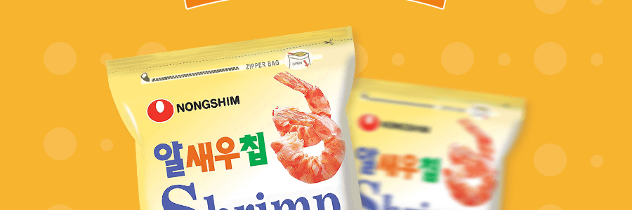 韩国NONGSHIM农心 低卡路里虾片 家庭装 200g