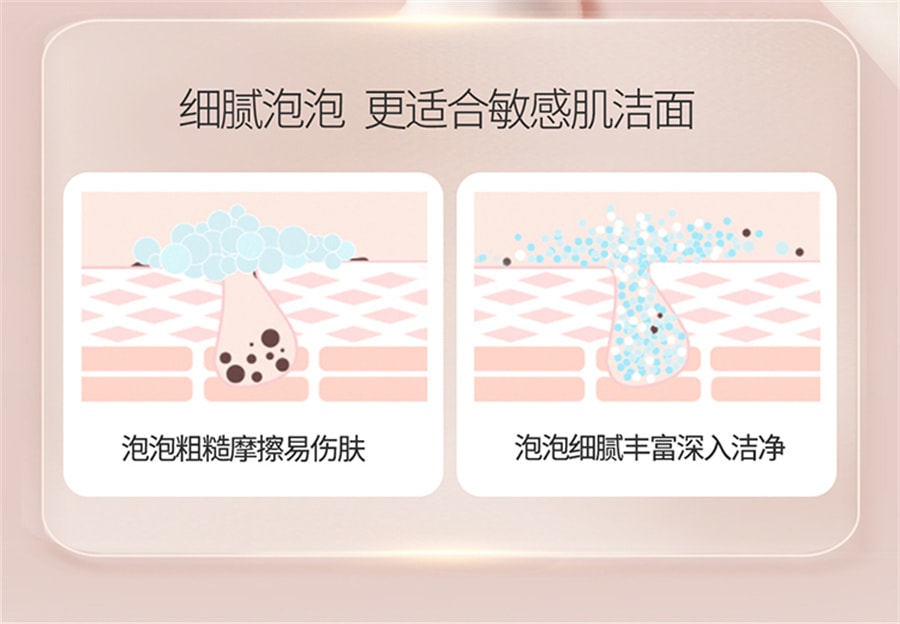 【中國直郵】袋鼠媽媽 慕斯潔面乳準孕婦洗面乳氨基酸保濕泡沫清潔專用女 135ml/瓶