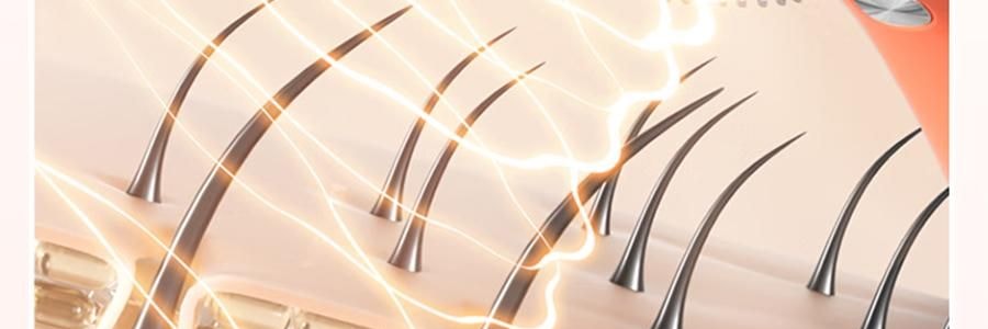 TOUCHBeauty 渲美红光健发梳 防脱生发梳护发梳 蓝光头皮按摩梳 #渲美橙【控油去屑 抚平毛躁】