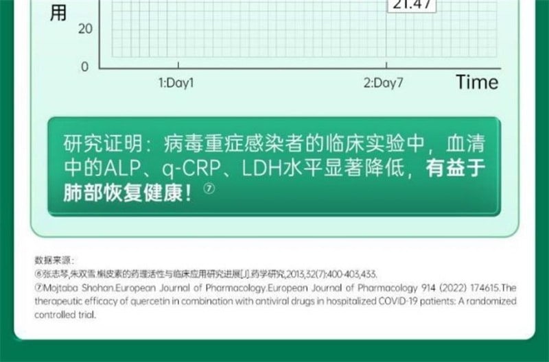 【中国直邮】莱特维健 肺宝槲皮素胶囊60粒川贝母清肺护肺养肺肺部清理