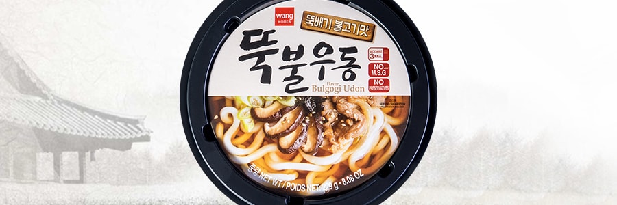 韩国WANG 烤肉味乌冬面 229g