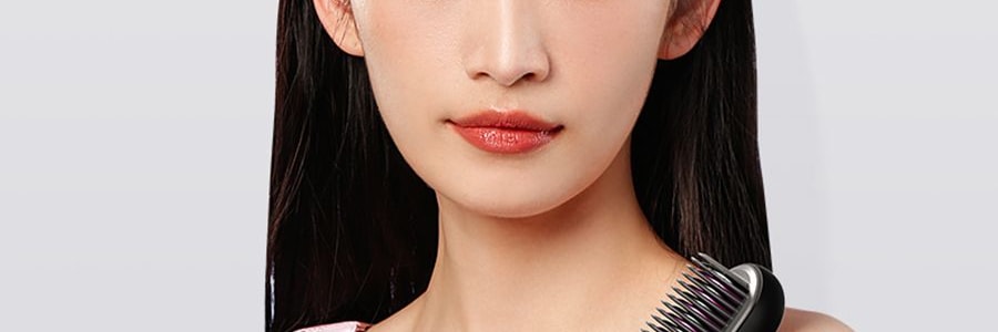 K·SKIN金米 無線直髮梳 負離子不傷發 便攜直髮捲髮兩用 電梳子防靜電直板夾 #紫色 KD382S【張柏芝代言】