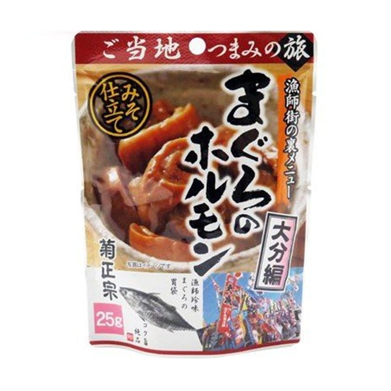 【日本直郵】日本酒名店菊正宗 各地下酒菜系列 大分鮪魚腸 25g