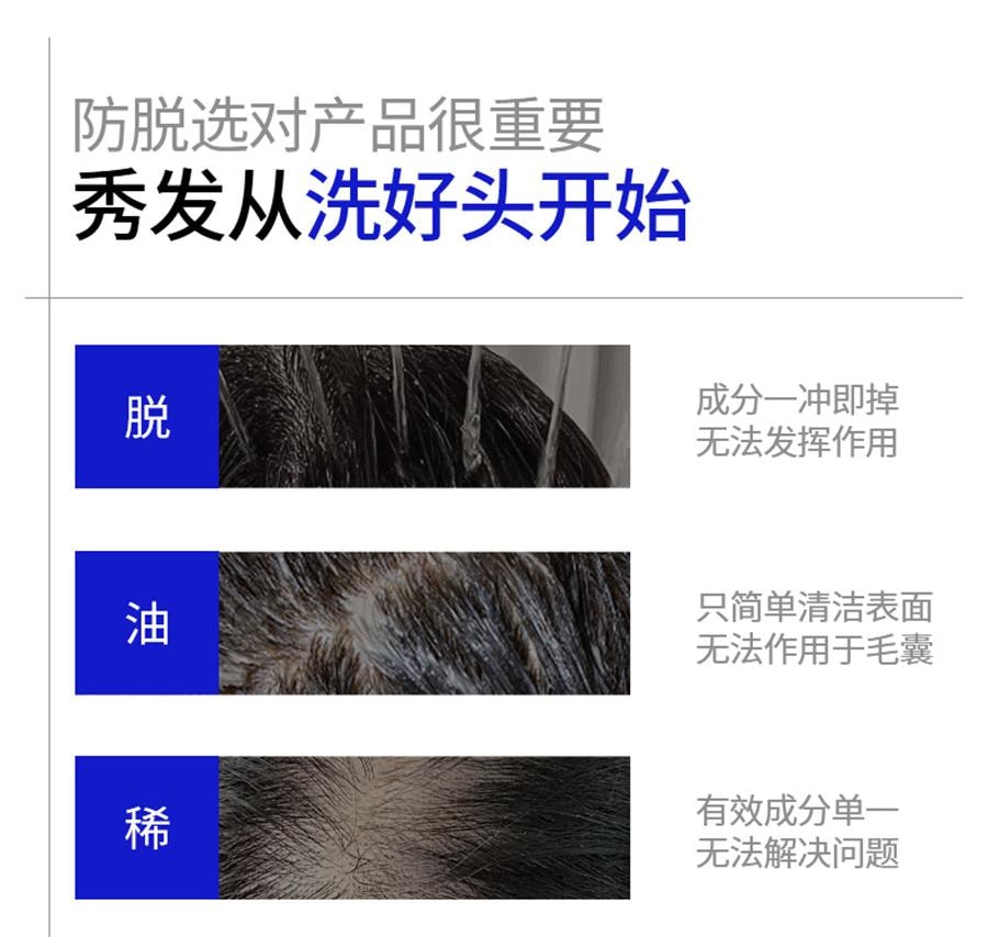  EHD 防脱防断固发洗发水 防断固发柔顺蓬松女洗头露500ml/瓶