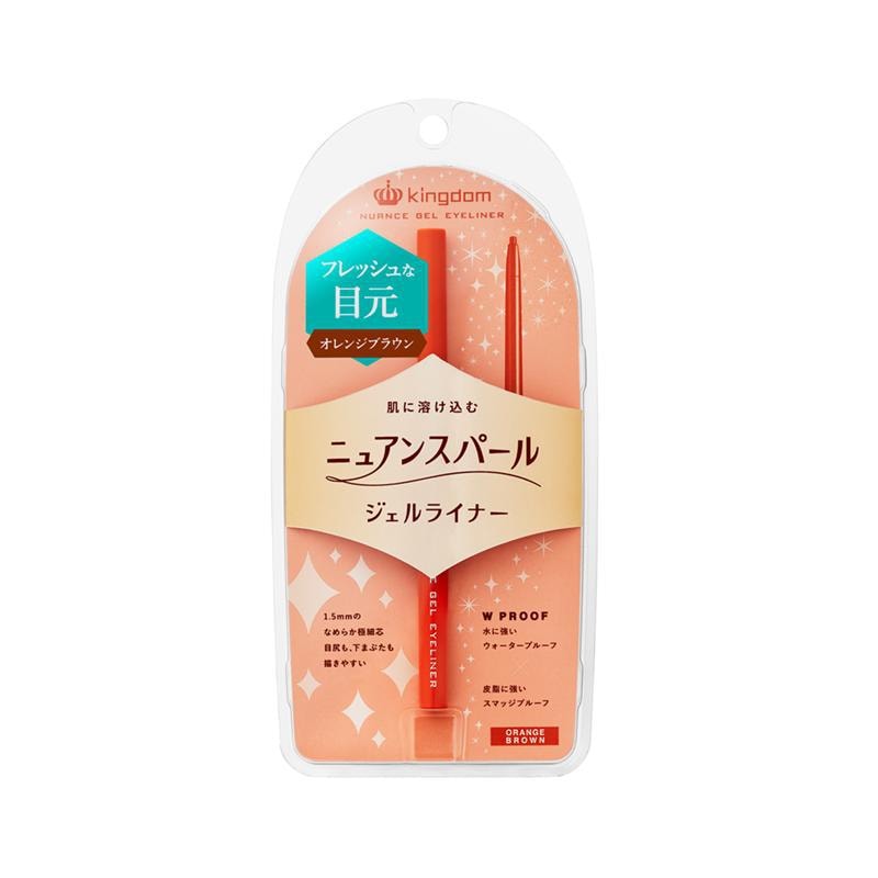 【日本直郵】KOKURYUDO黑龍堂 Kingdom 眼線膠筆 #Orange Brown橘棕色 6g