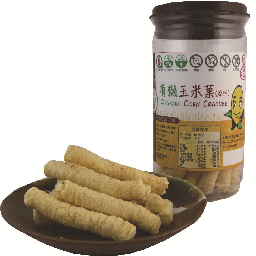 [Taiwan Direct Mail] Taiwan Canaan Organic Farm - Organic Corn Flour 40g