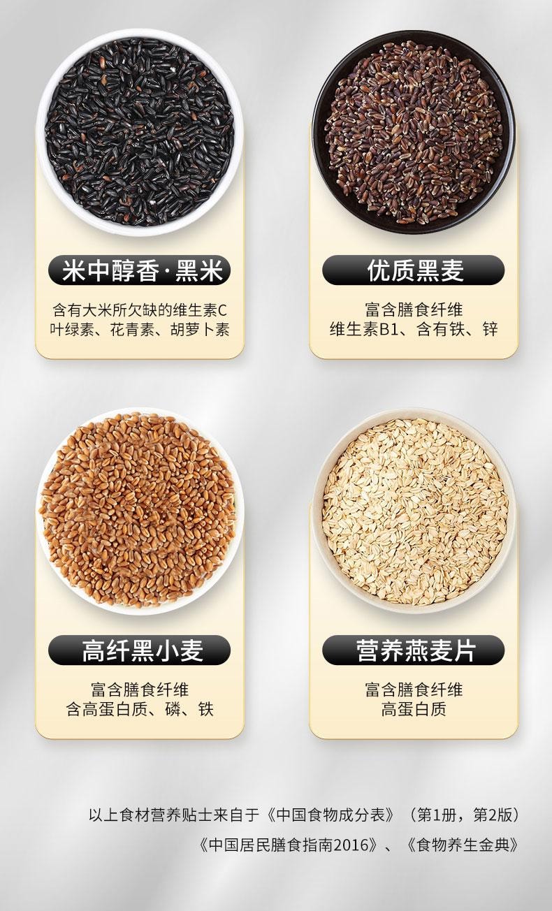 世壮 【农科院黑发预防脱发】五黑粉 五黑混合谷物燕麦片  530g  纯燕麦即食速溶健康代早餐冲饮粉方便食品男性补肾黑发杂粮粉【农科院独有配方】