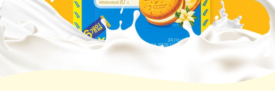 韓國ORION好麗友 牛奶奶油餅乾 210g