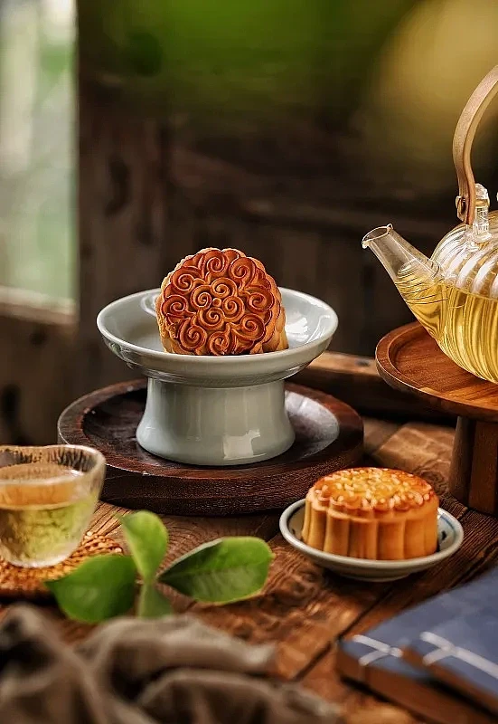 姚記 中秋四口味廣式80克經典口味大月餅伴手禮 魯香栗 陳皮豆沙 醇香五仁 金絲棗泥 320克