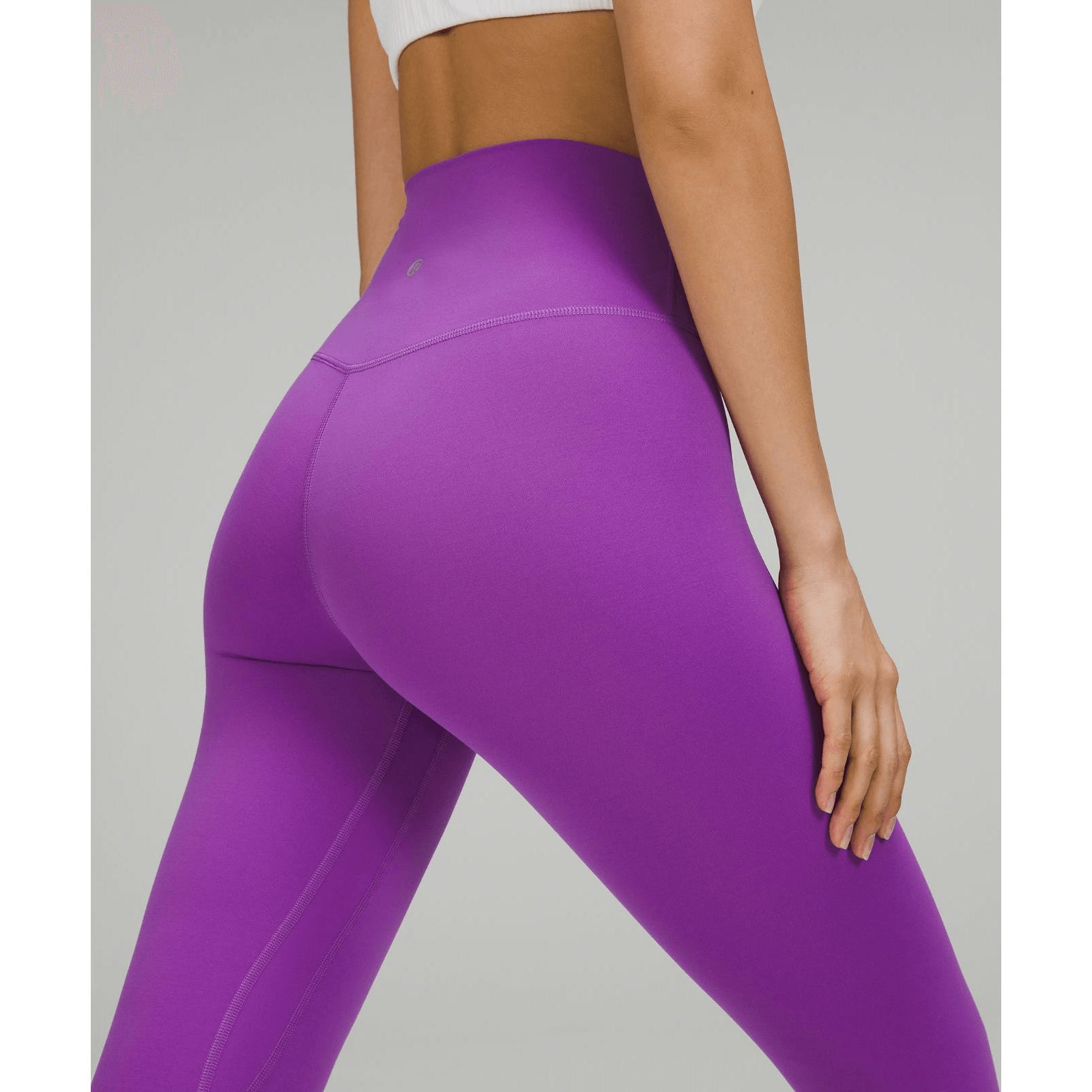 LULULEMON||Align女士运动高腰紧身裤24"裸感瑜伽亚洲版型||Moonlit Magenta XL LW5CRDA