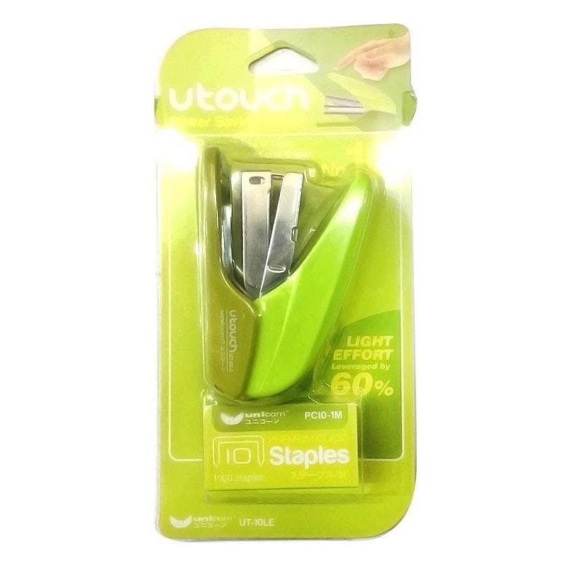 UNICORN Stapler Set U-TOUCH 2-In-1 UT-3LE + 1000 staples 1pcs random colour