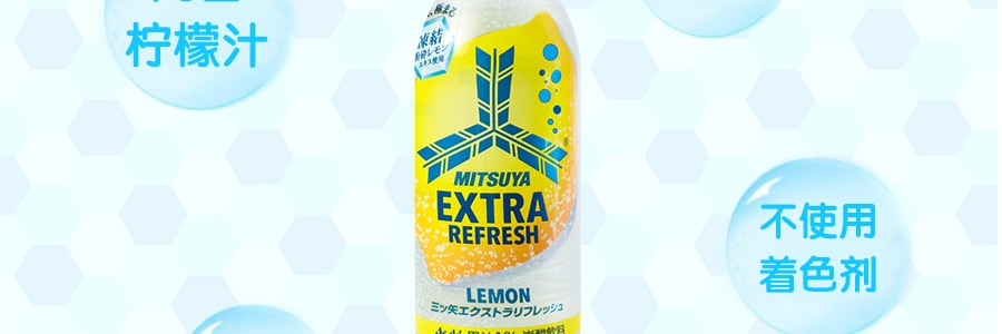 日本ASAHI 碳酸飲料 檸檬口味 500ml