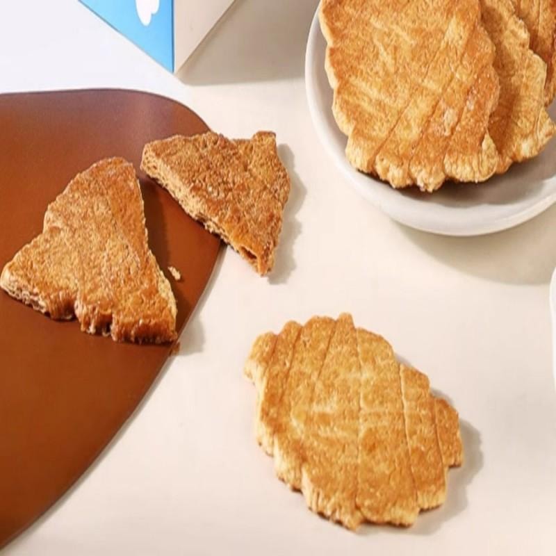 【中国直邮】 杏花楼 被压扁的可颂糕点心牛角包网红零食下午茶黄油可颂早餐面包小吃100g